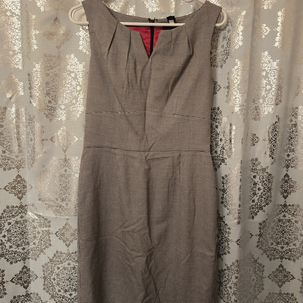 White House Black Market Gray Sheath Midi Dress, Size 6
